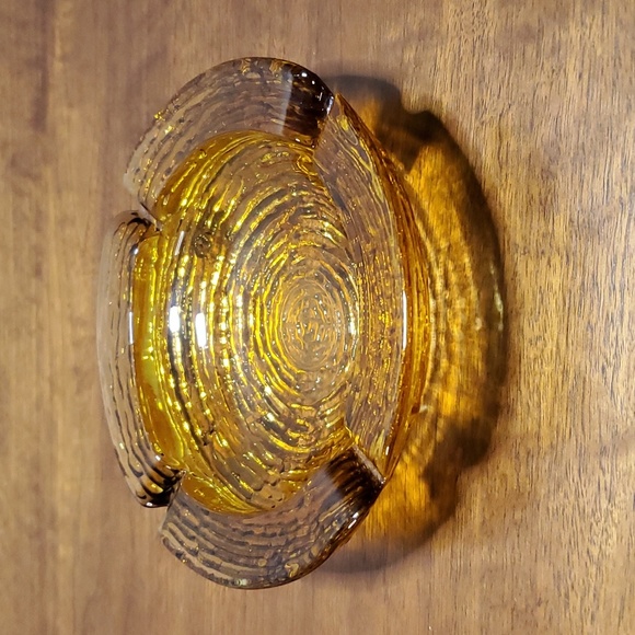 Anchor Hocking Other - Vintage Anchor Hocking Soreno amber ashtray 6.5"